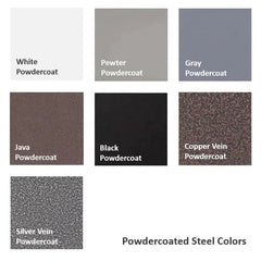 MAYA FIRE BOWL – LINEAR POWDER COAT