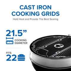 Napoleon Professional 22" Charcoal Kettle Grill and Cart