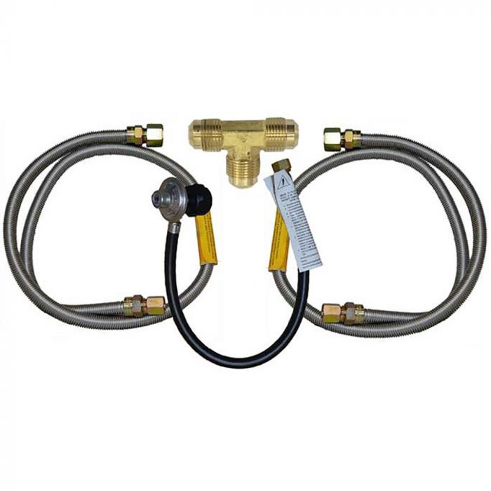 Grill & Side Burner Built-In Connector Package - Propane Ga