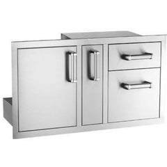 Premium Flush Access Door With Platter Storage And Double Drawer - 36"