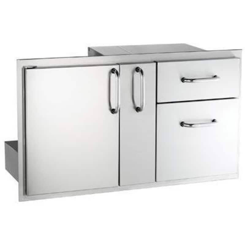 Select Series Access Door with Platter Storage And Double Drawer - 36"
