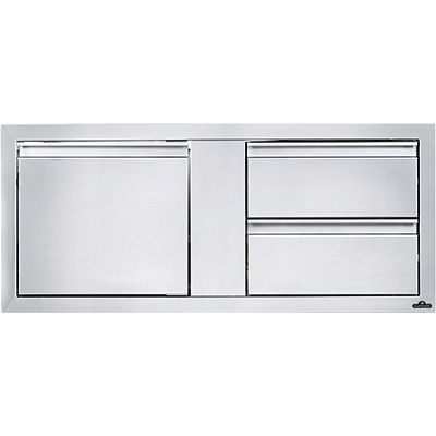 Napoleon 42" X 16" Single Door & Double Drawer Combo