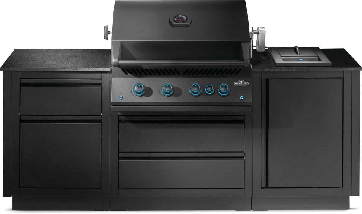 Napoleon OASIS™ 300 Outdoor Kitchen, Built-in 700 Series 32" (Matte Black)