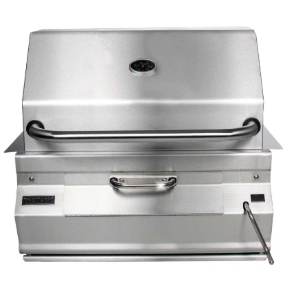 Built-In Stainless Steel Charcoal Grill