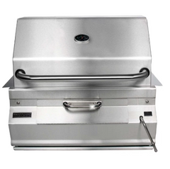 Built-In Stainless Steel Charcoal Grill