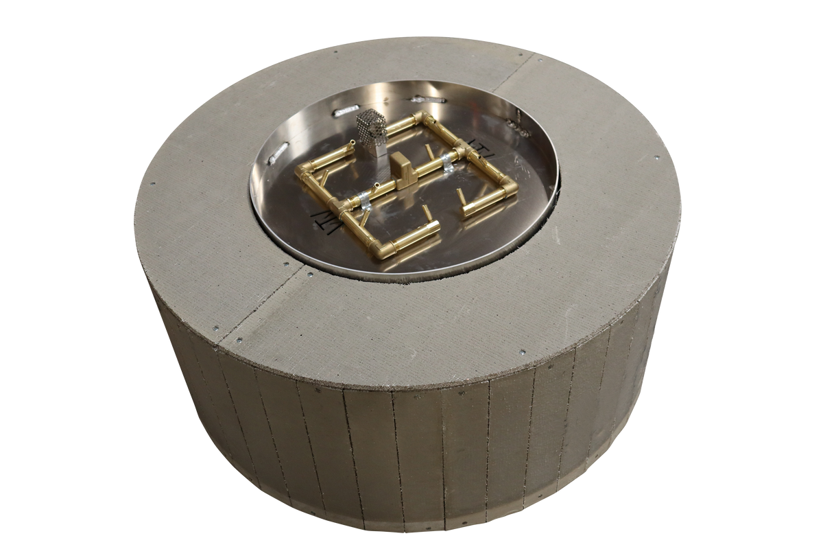 Circular Ready to Finish Fire Pit Kit