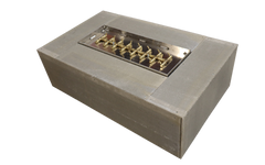 Rectangular Ready to Finish Fire Pit Kit