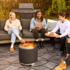Napoleon Matte Black Timberwolf Smokeless Fire Pit