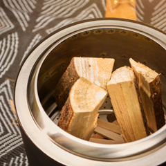 Napoleon Matte Black Timberwolf Smokeless Fire Pit