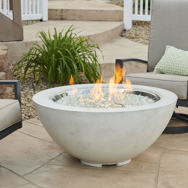 Outdoor Greatroom White Cove 30" Fire Bowl