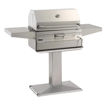 Post Mount Stainless Steel Charcoal Grills