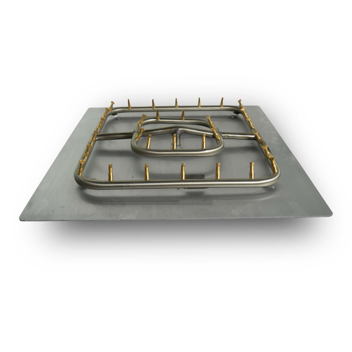 SQUARE FLAT PAN & SS SQUARE BULLET BURNER