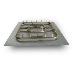 SQUARE FLAT PAN & SS SQUARE BULLET BURNER