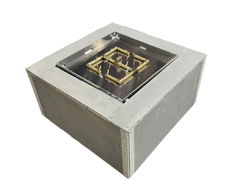 Square Ready to Finish Fire Pit Kit