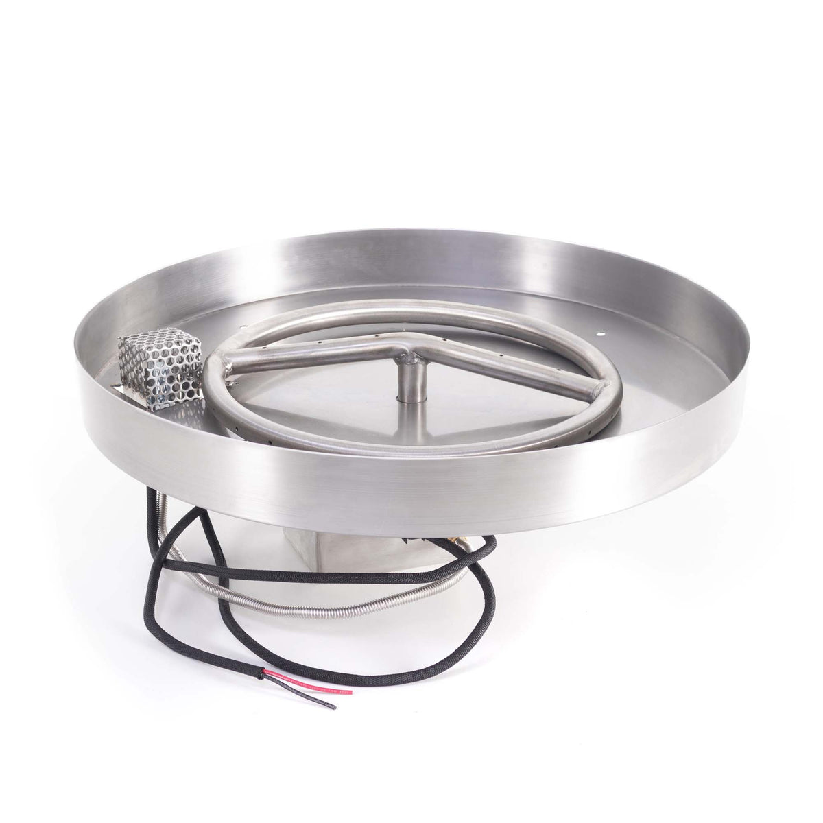 ROUND LIPLESS DROP IN PAN & ROUND SS BURNER