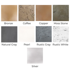 Sedona Fire Pit - Wide Ledge GFRC Concrete