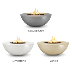 Sedona Fire Pit - Wide Ledge GFRC Concrete