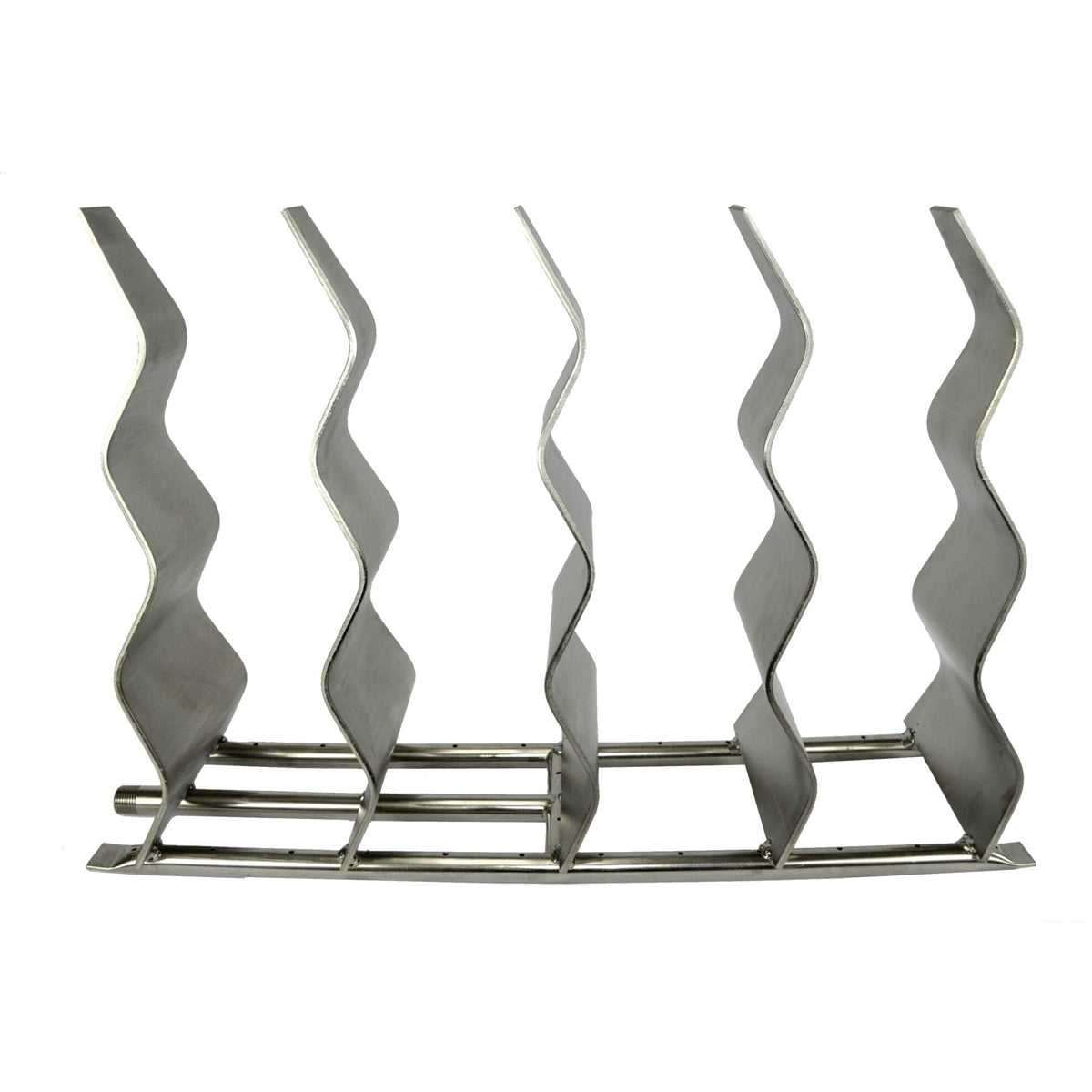 STAINLESS STEEL FIREPLACE WAVES