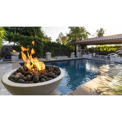 Sedona Fire Pit – Narrow Ledge GFRC Concrete