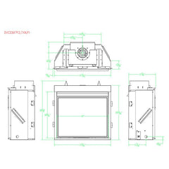 White Mountain Tahoe Deluxe 36" Vent Fireplace