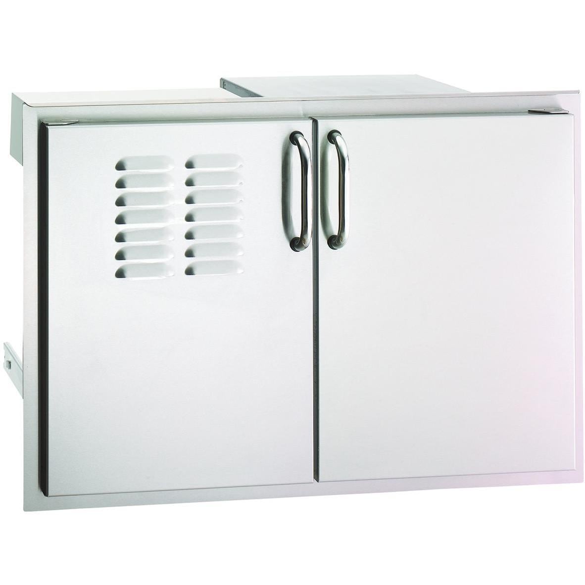 Select Series Double Doors with Tank Tray, Louvers & Dual Drawers - 30"