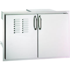 Select Series Double Doors with Tank Tray, Louvers & Dual Drawers - 30"