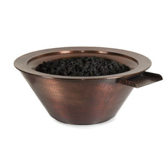CAZO FIRE & WATER BOWL – HAMMERED PATINA COPPER