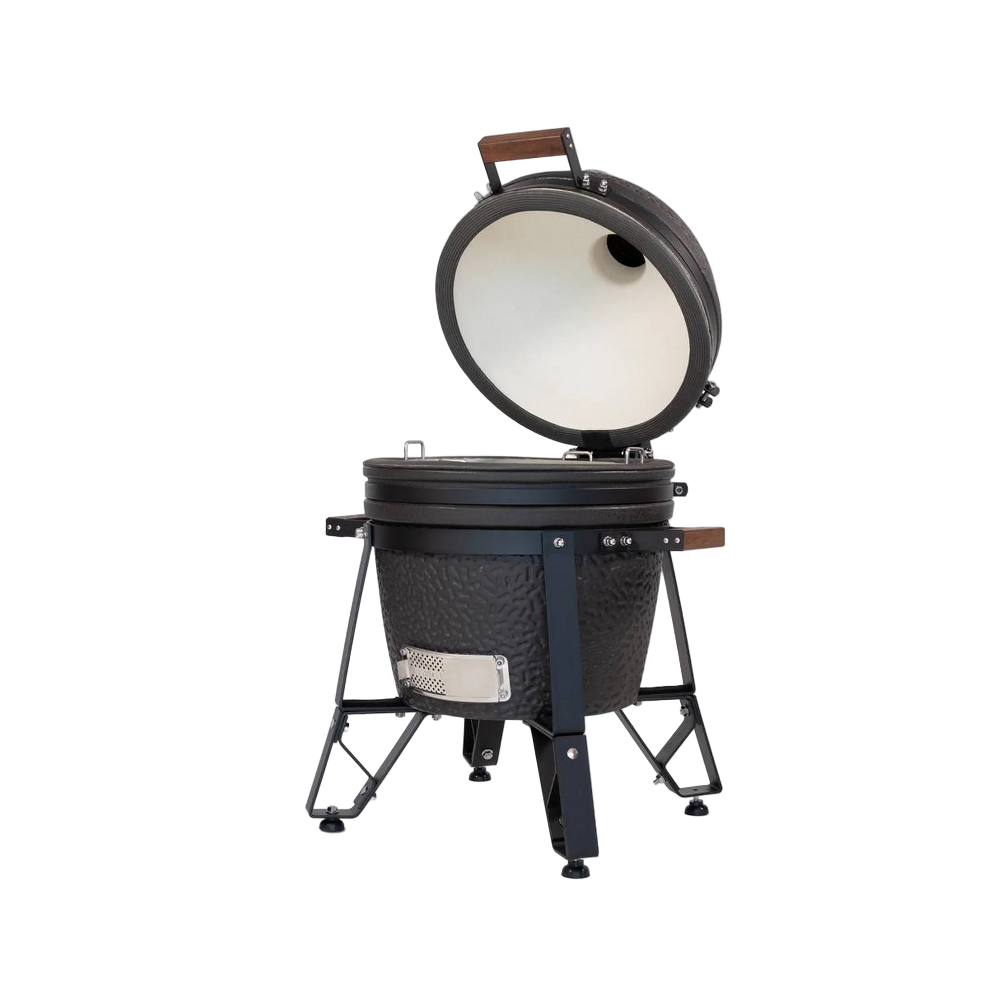 Ceramic barbecue grill on a white background