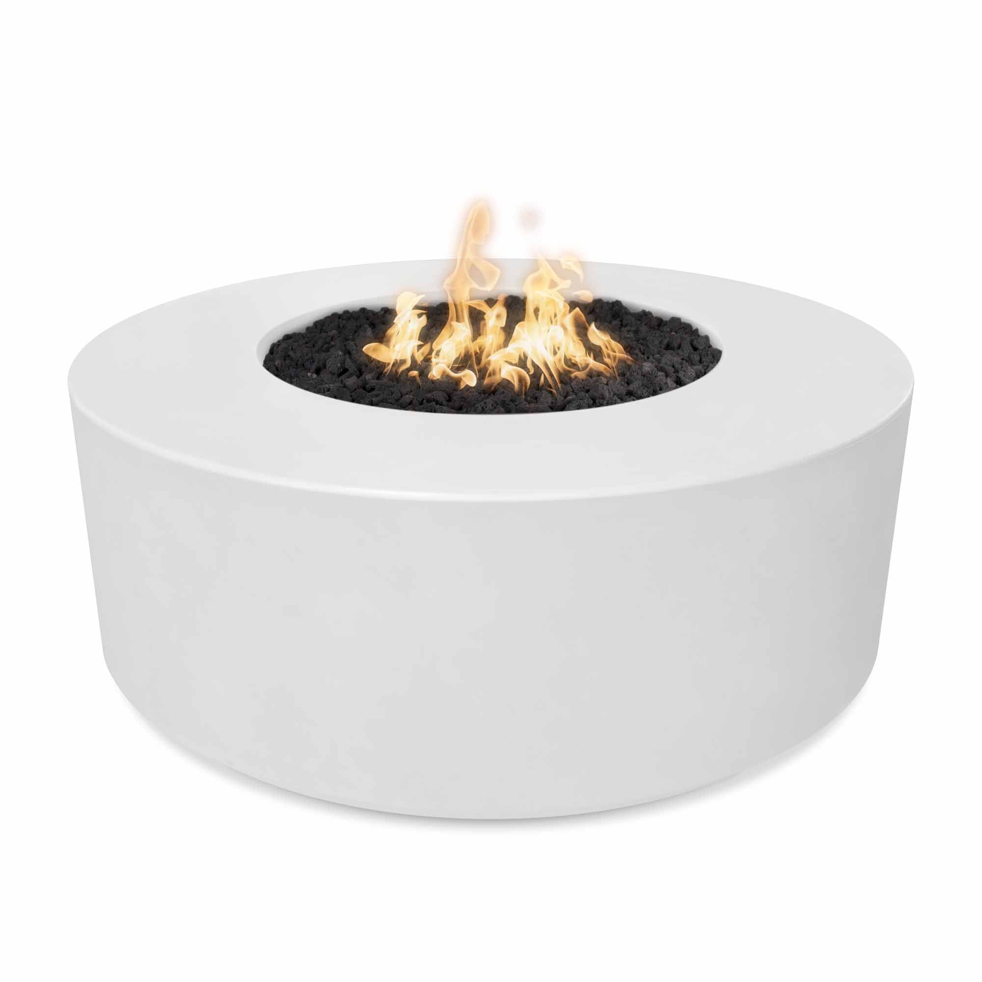 FLORENCE FIRE PIT GFRC Concrete Match Lit