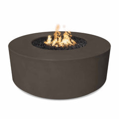 FLORENCE FIRE PIT GFRC Concrete Match Lit