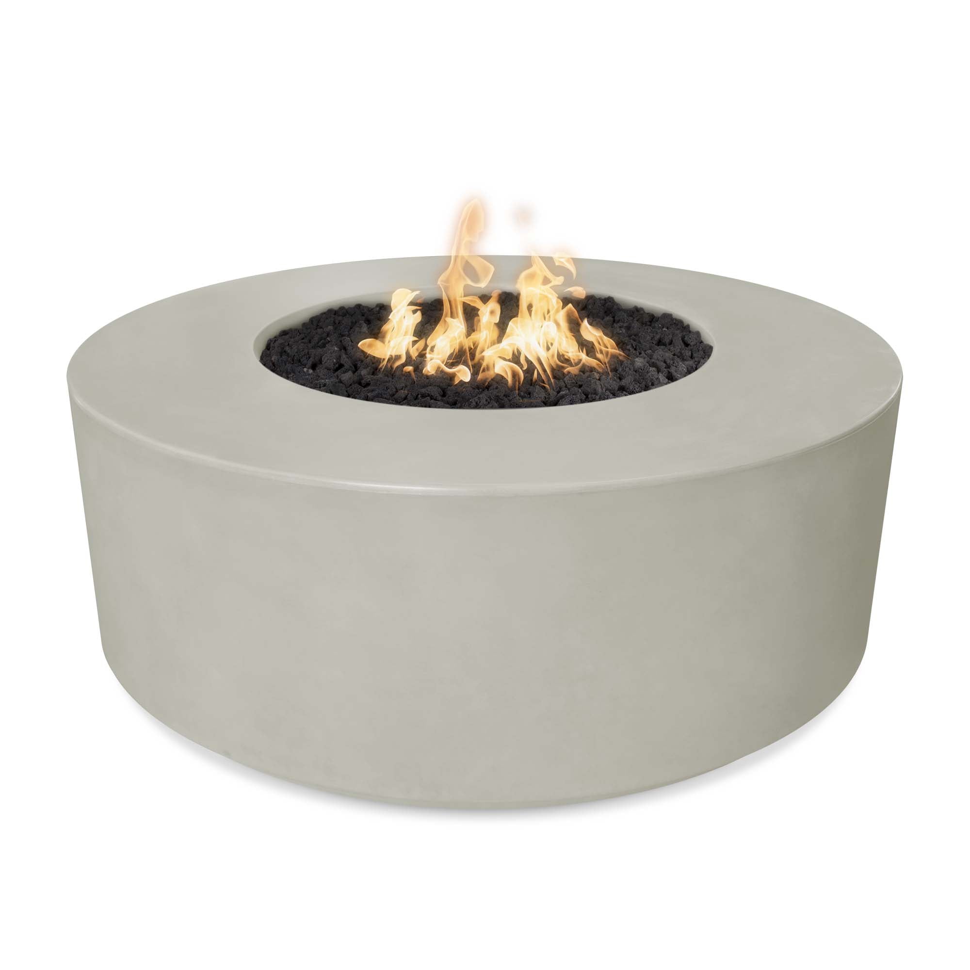 FLORENCE FIRE PIT GFRC Concrete Match Lit