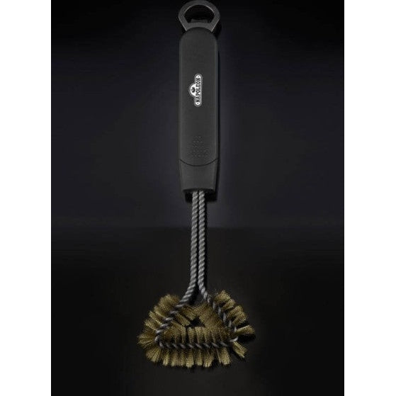 Three Sided Grill Brush with Bottle Opener