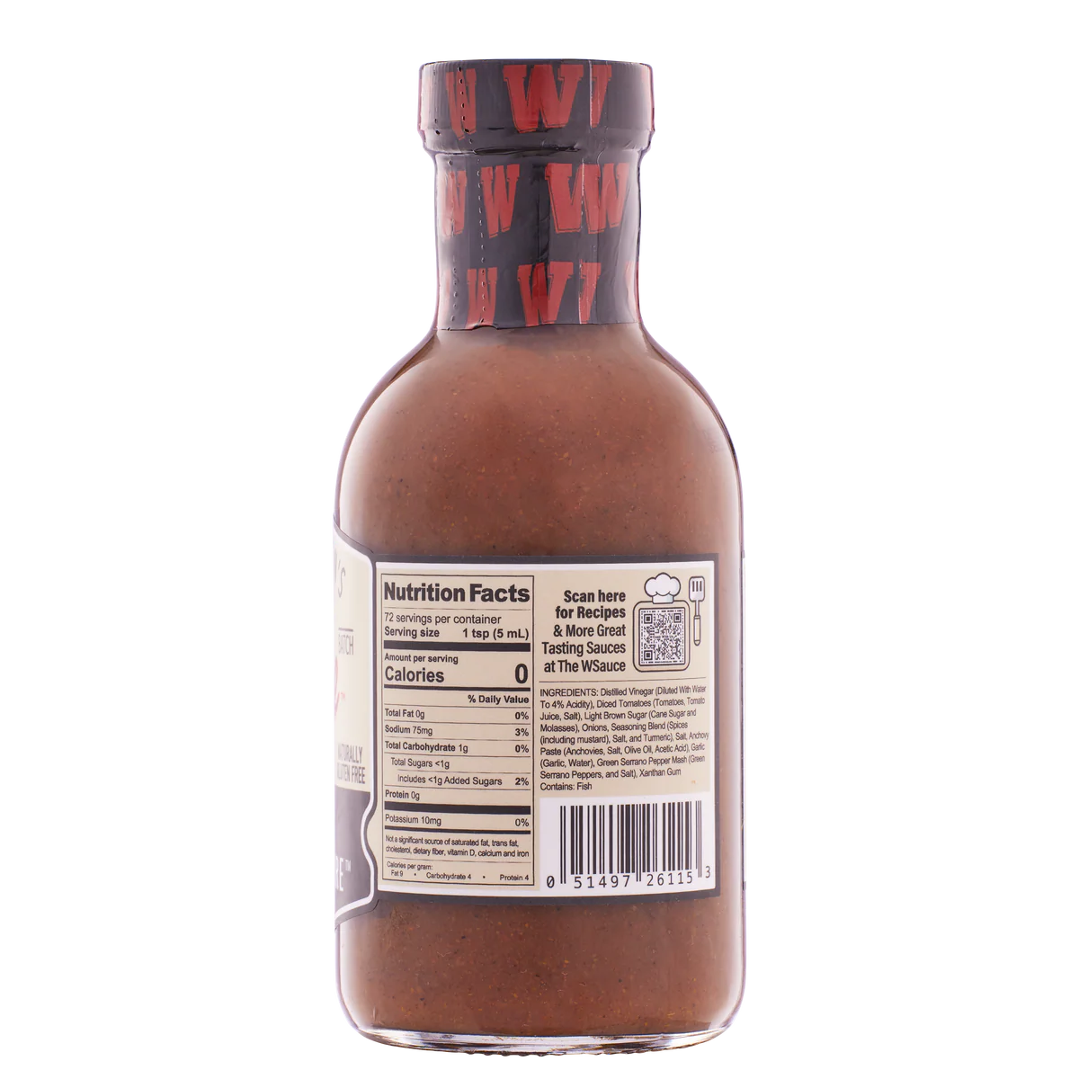 The W Sauce - America's Worcestershire Sauce - 12 OZ.