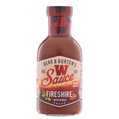 The W-Fire Sauce - Bear and Burton Fireshire Sauce - 12 FL OZ Bottle