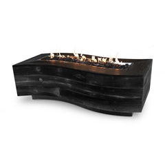 BIG SUR FIRE PIT GFRC Woodgrain