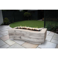 BIG SUR FIRE PIT GFRC Woodgrain