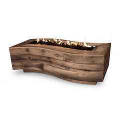 BIG SUR FIRE PIT GFRC Woodgrain