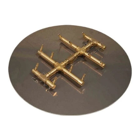 Circle Tree-Style Brass Burner/Circular Plate - CFBCTXL120