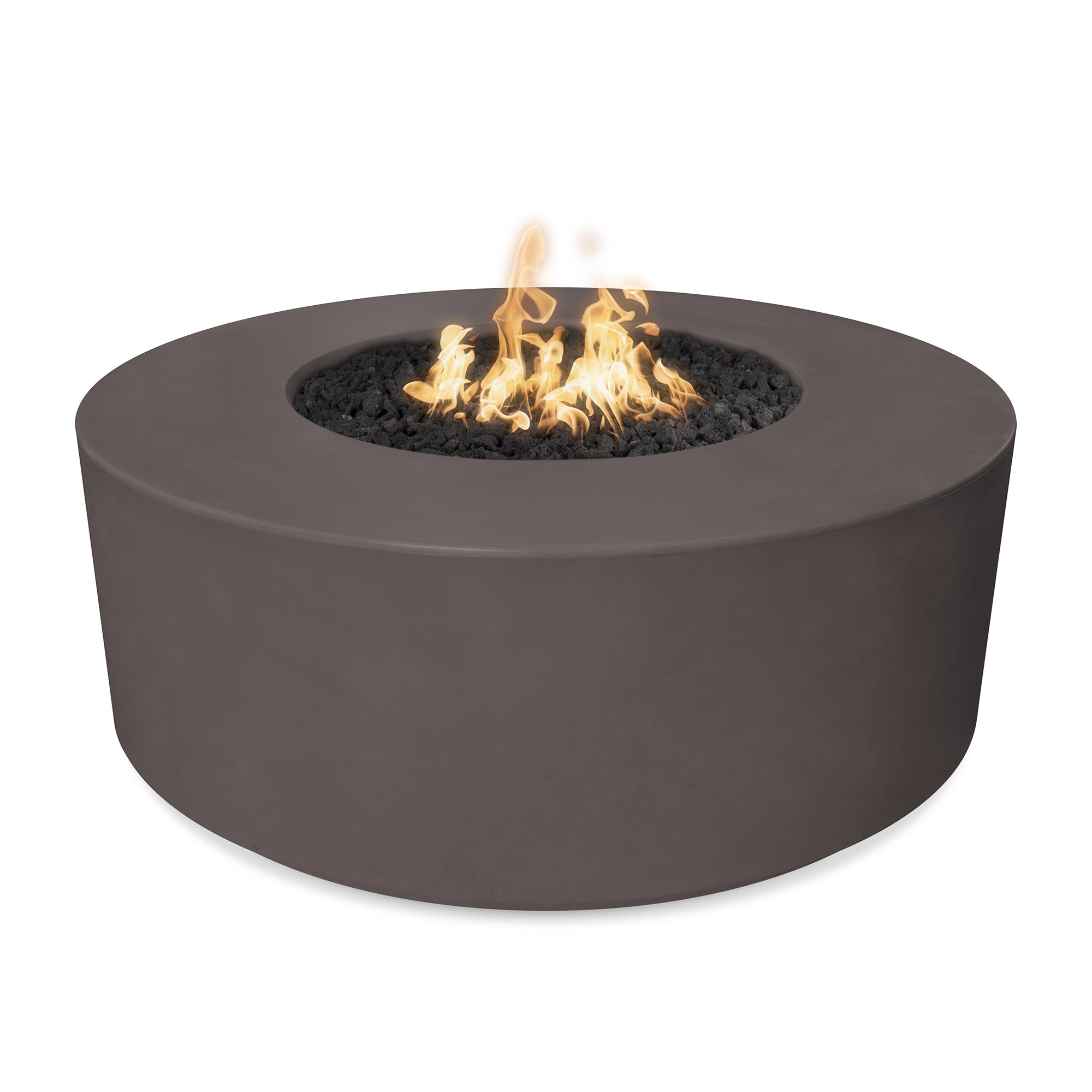 FLORENCE FIRE PIT GFRC Concrete Match Lit