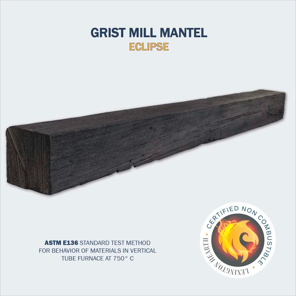 Grist Mill Eclipse 6' Mantel - GM-6-LH-EC