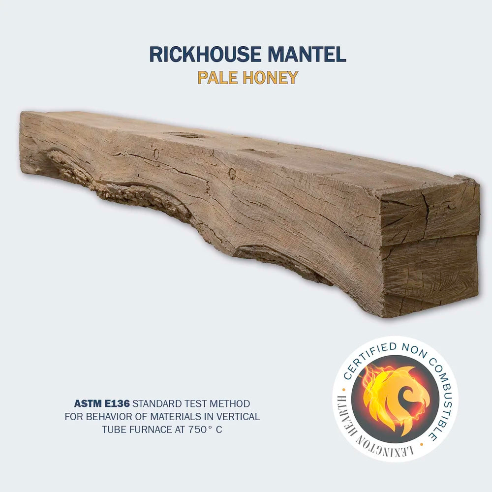 Rickhouse Pale Honey 5' Mantel - RH-5-LH-PH