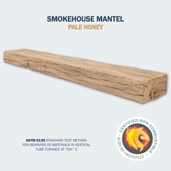 Smokehouse Pale Honey 80" Mantel - SH-80-LH-PH