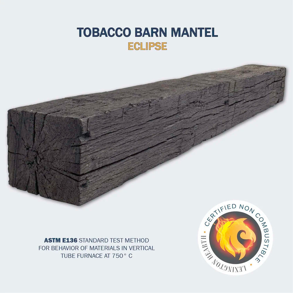 Tobacco Barn Eclipse 4' Mantel - TB-4-LH-EC