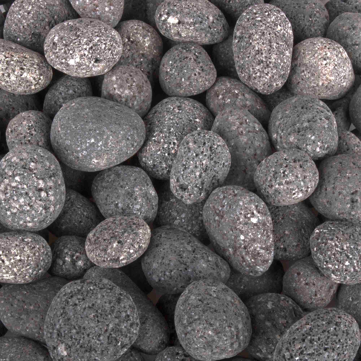 50lb Polished Lava - 2" to 3" (1/2 Cubic Foot)