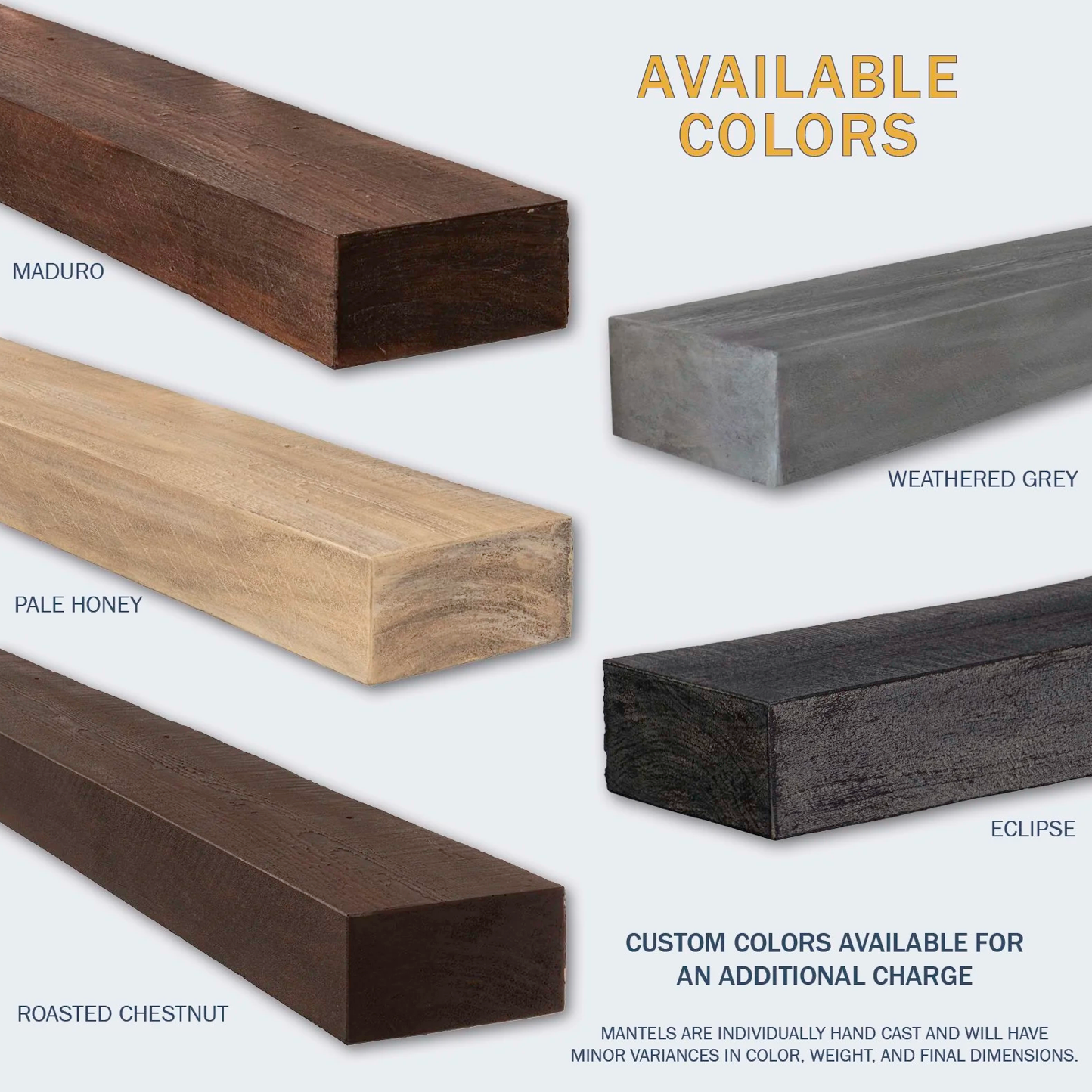 Flat Sawn Beam Non-Combustible Mantel - Lexington Hearth - Starting at $1199