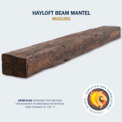Hayloft Beam Non-Combustible Mantel - Lexington Hearth - Starting at $1,449