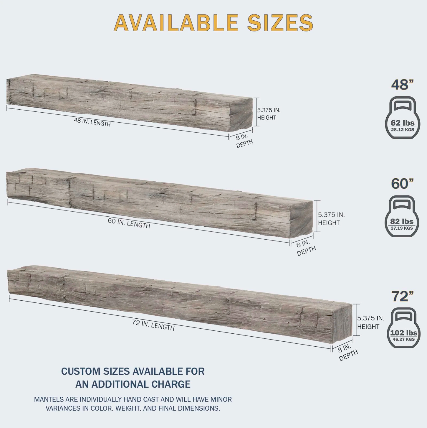 Hayloft Beam Non-Combustible Mantel - Lexington Hearth - Starting at $1,449