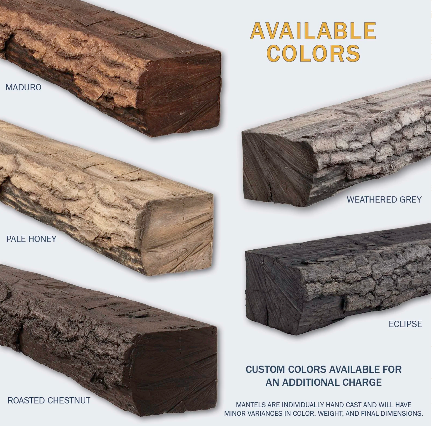 Half-Round Sleeper Non Combustible Mantel - Lexington Hearth - Starting at $1499