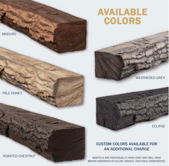 Half-Round Sleeper Non Combustible Mantel - Lexington Hearth - Starting at $1499