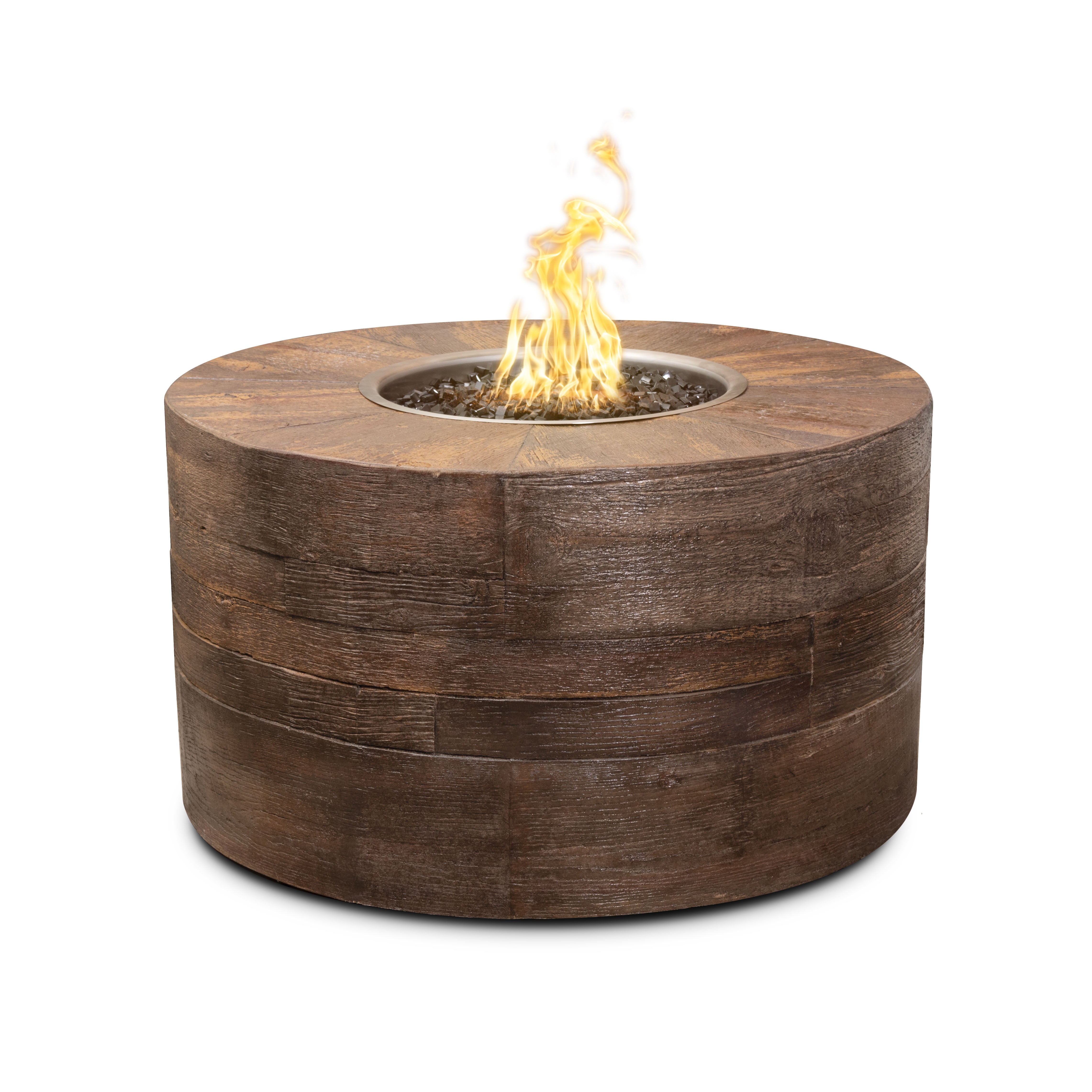 SEQUOIA WOOD GRAIN FIRE PIT